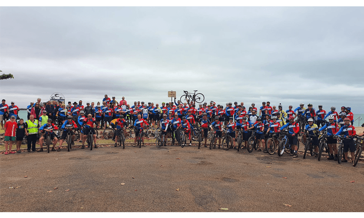 C2K Bike Ride QLD 2023 group shot