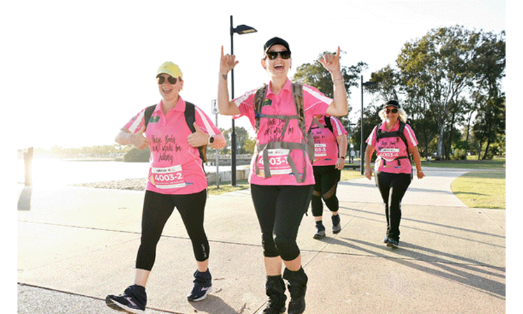 Coastrek Canberra Walking Challenge team smiles