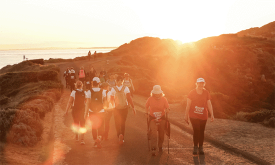 Coastrek Melbourne Mornington Peninsula sunset 550x330px