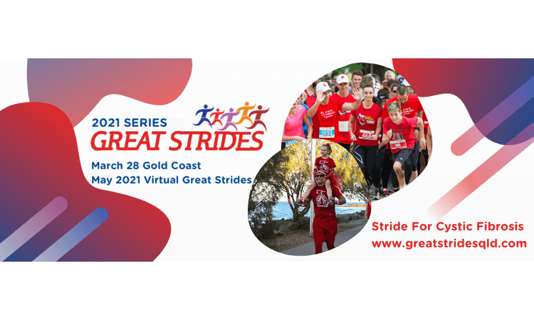 Great Strides Gold Coast Fun Run Walk poster