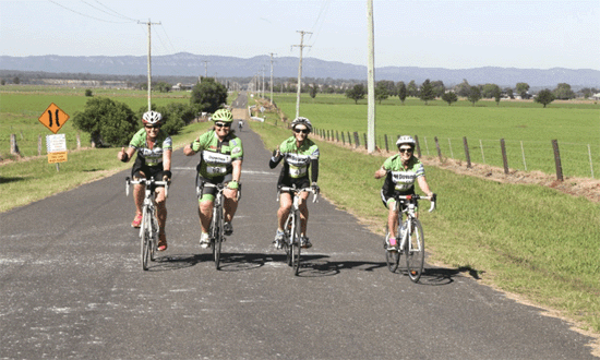 Mailrun Charity Bike Ride Hunter Valley NSW