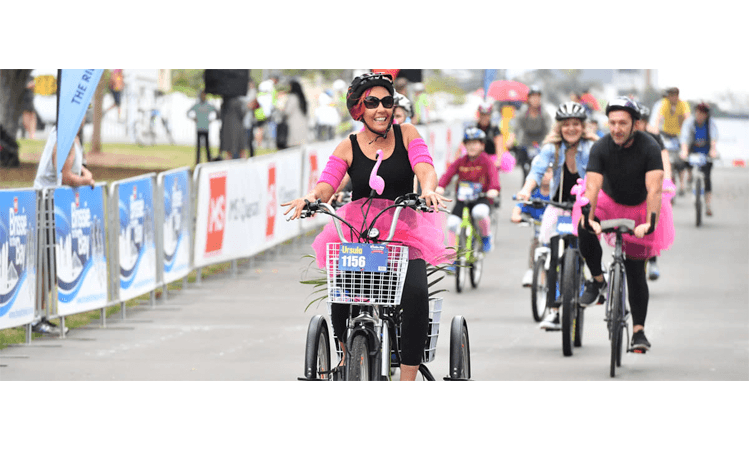 MS Brissie to the Bay Bike Charity Ride Brisbane Queensland 2020 fancy dress