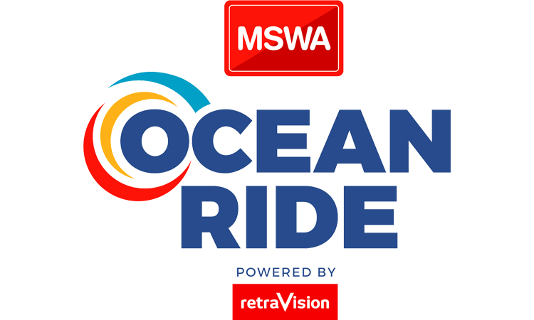 MSWA Ocean Ride Freemantle to Hillarys WA 2022 logo