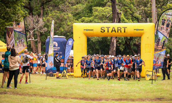 Max Adventure Race Series Lake Macquarie start line NSW 550x330px