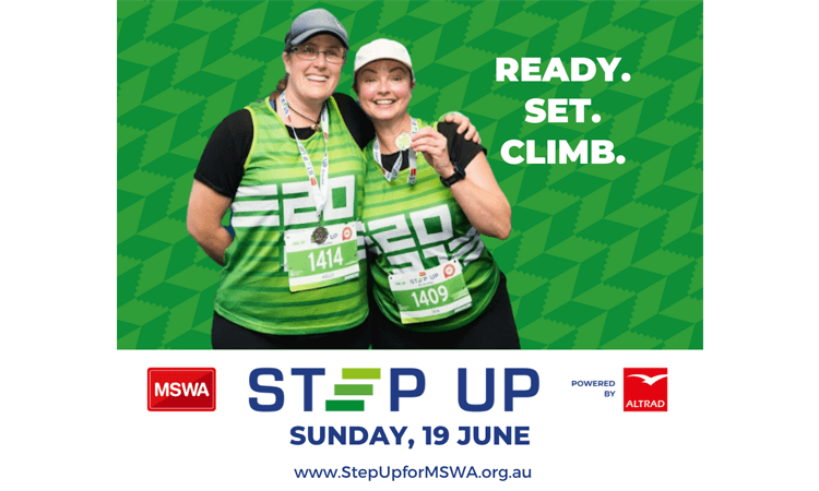 Step up for MSWA stair climb challenge 2022 Perth