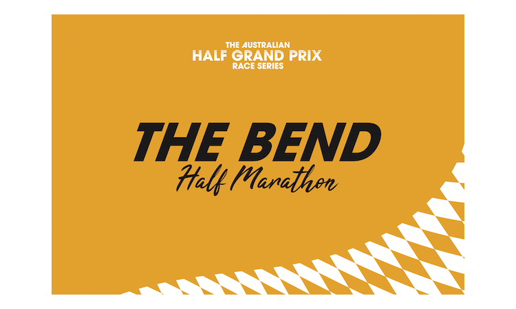 The Bend Half Marathon Run at Bend Motorsport Park South Australia 2020 logo
