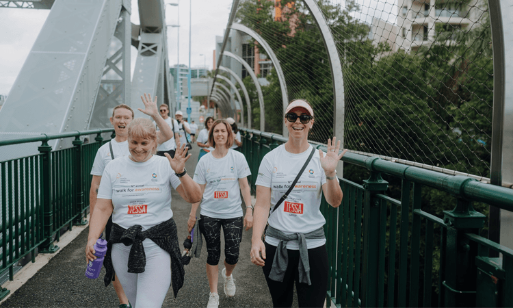 Walk for Awareness Mental Health Fundraising Walk 2023 bridge